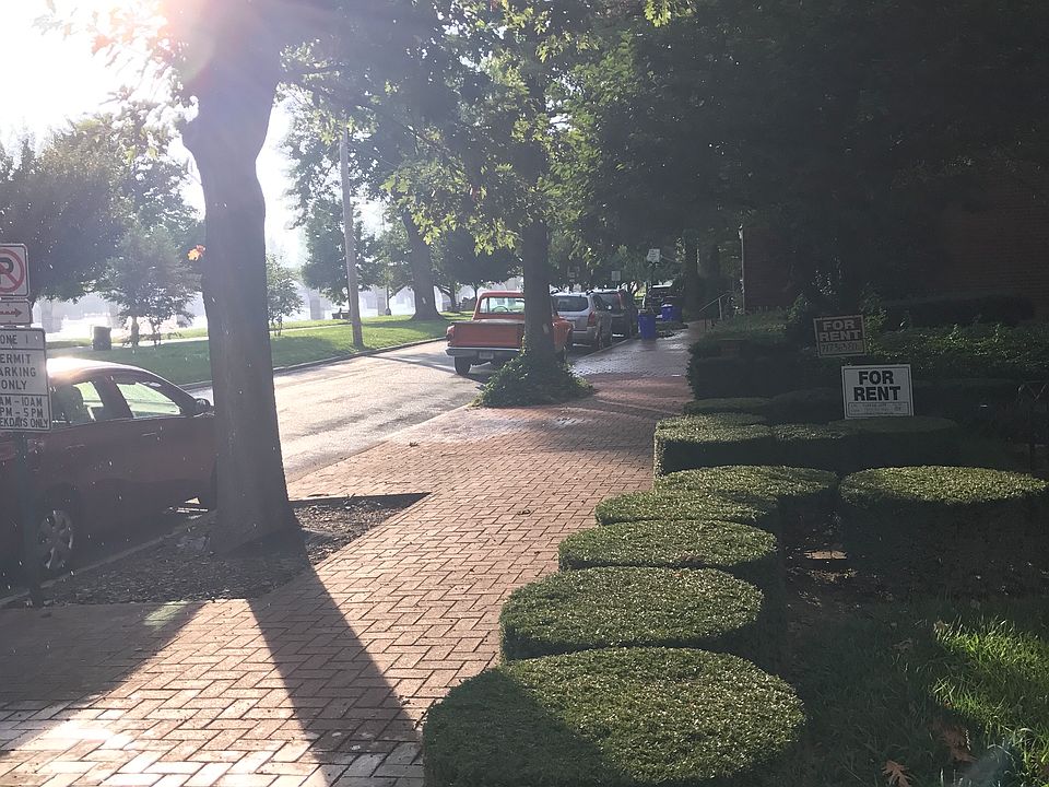 In front of property