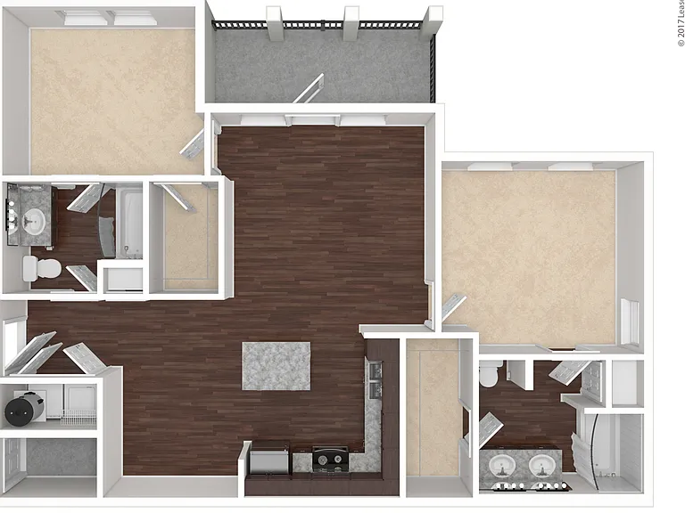 B2: Beds - 2: Baths - 2: SqFt Range - 1085 to 1085