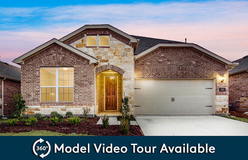 The Keller, a two-story home with 2-car garage, shown with Home Exterior 34