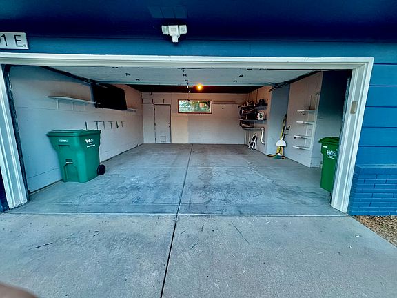 Very wide, spacious 2 car garage