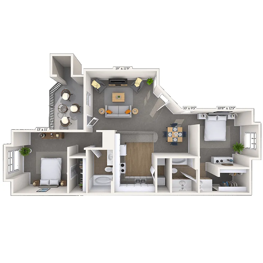 Floor plan 22D