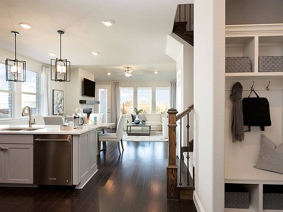 Kick off your shoes, and hang up your backpacks in the owners entry.