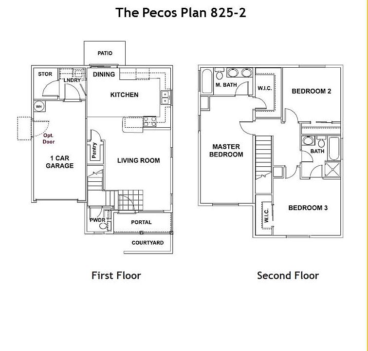 The Pecos 3 bedroom plan