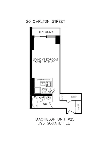 Floor plan Bachelor