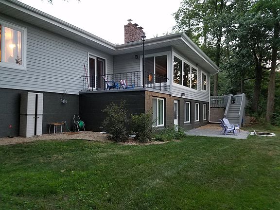 Lakeside of house
