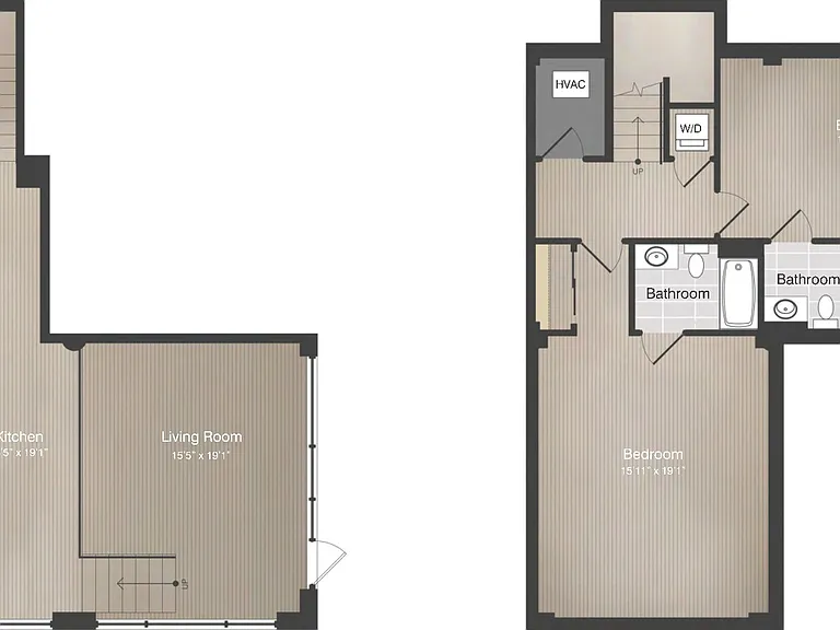 2BR/2.5BA 2BR/2.5BA