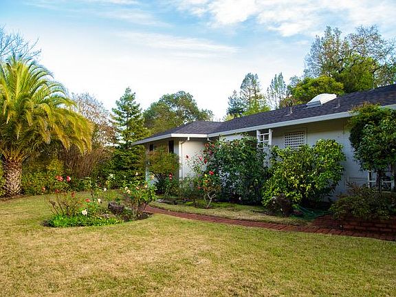 View of front lawn area.