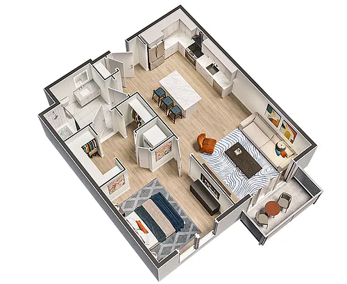 Floor plan Metro