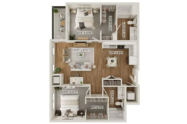 Floor plan Harriet F