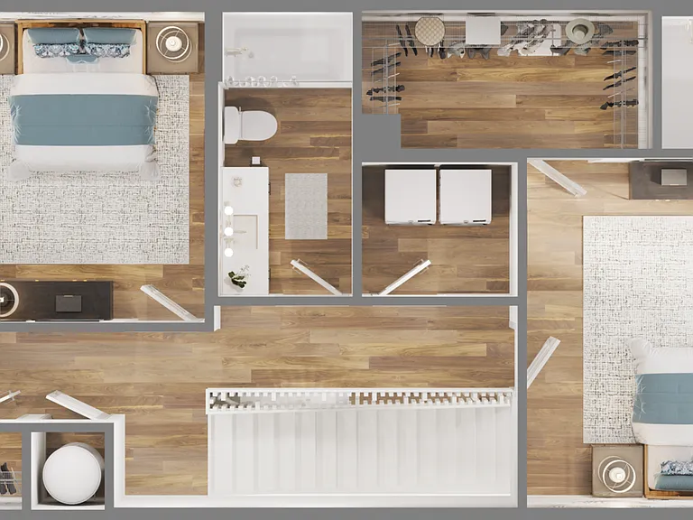 Parkside Villas A floor plan Reva