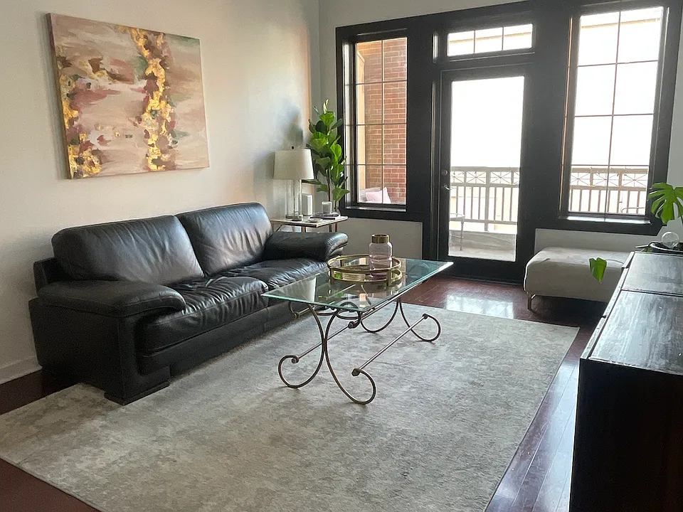 Living room with balcony access