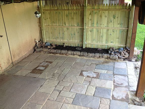 Patio from walk-out basement