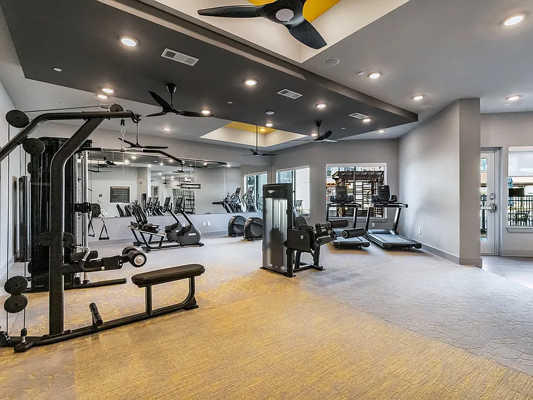 Expansive Fitness Center