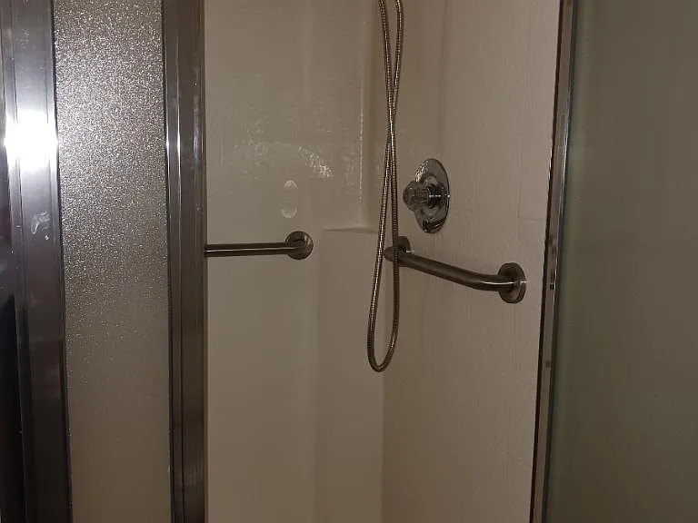 Shower in master bedroom.
