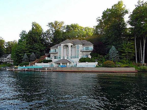 Exterior Front. Exterior front from across the water.