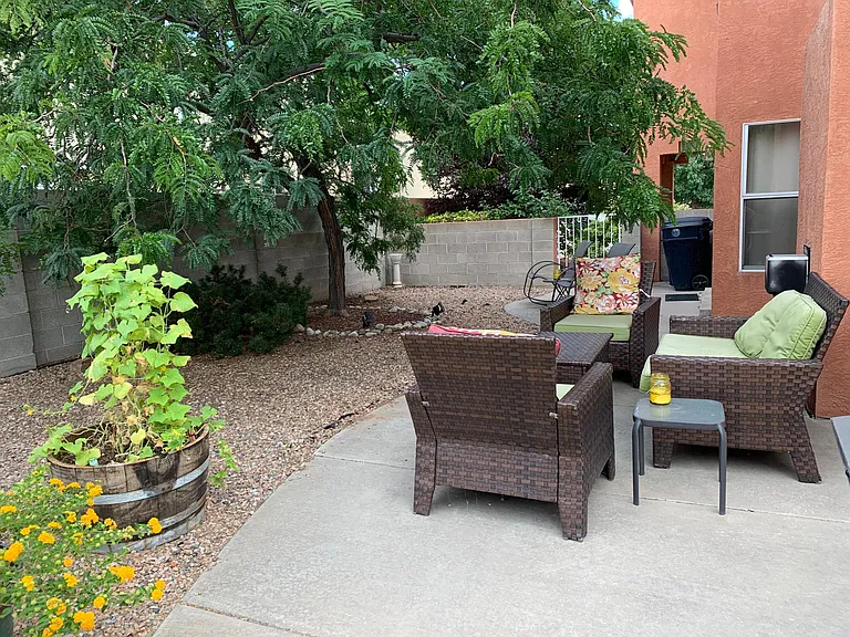 Side patio