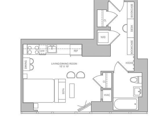 2nd image of 42 W 33rd St APT 17G