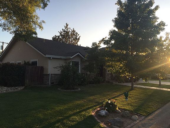 Left side of house
