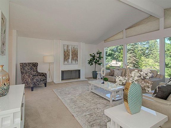 Family room with Natural Window Light