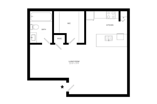 Floor plan The Starfish