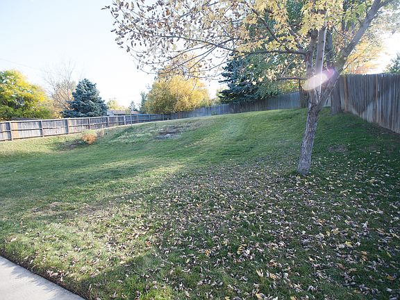 Back yard view of home