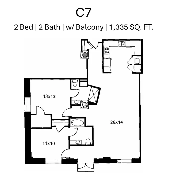 Floor plan C7