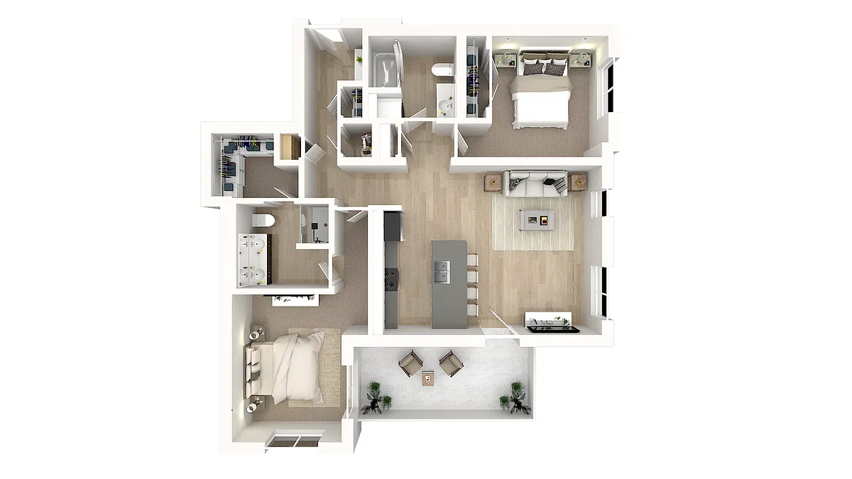 Floor plan Langbourn Penthouse