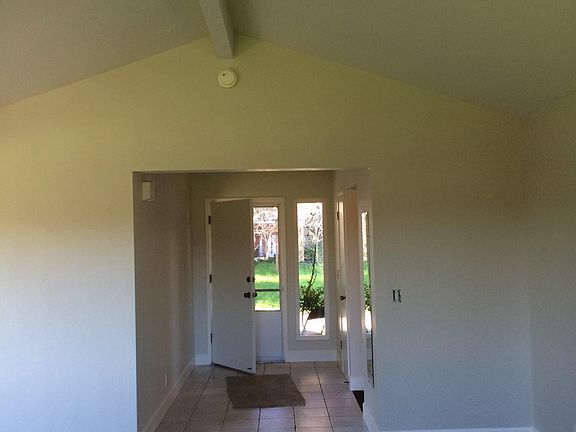 front door seen from living room