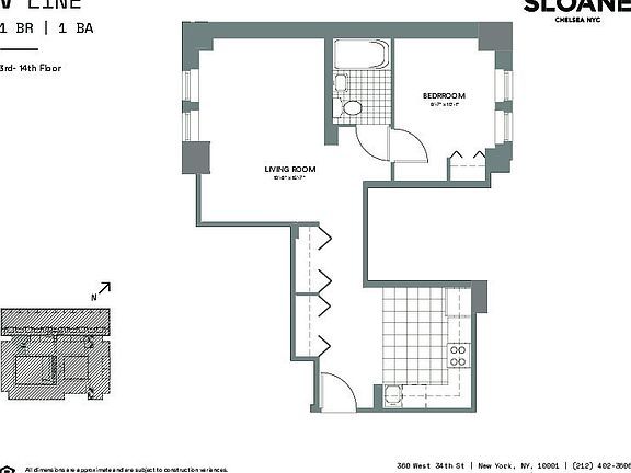 2nd image of 360 W 34th St APT 13V