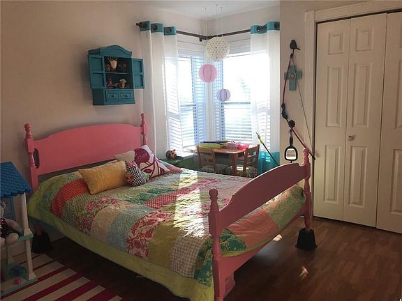 One of 4 large bedrooms in the main house.