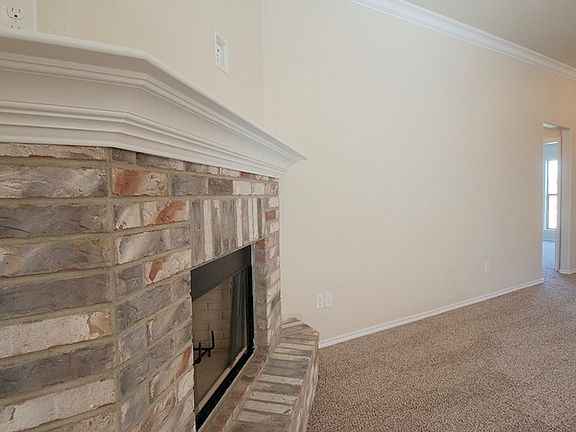 Fireplace in living room