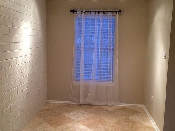 Decorative fireplace, nook perfect for office or reading are