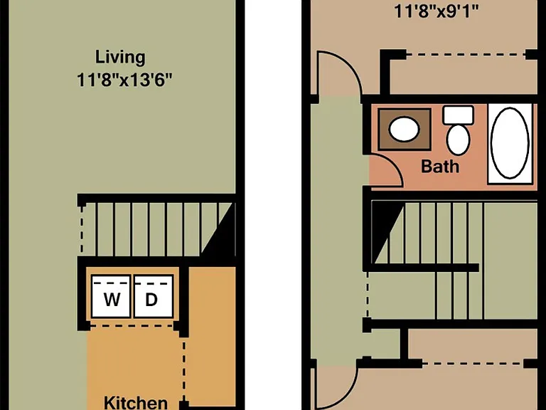 Two bedroom, 1 bathroom, patio — Photo 40