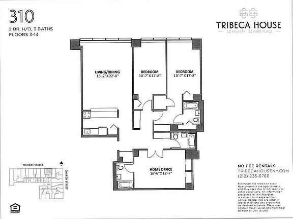 3rd image of 50 Murray St APT 410
