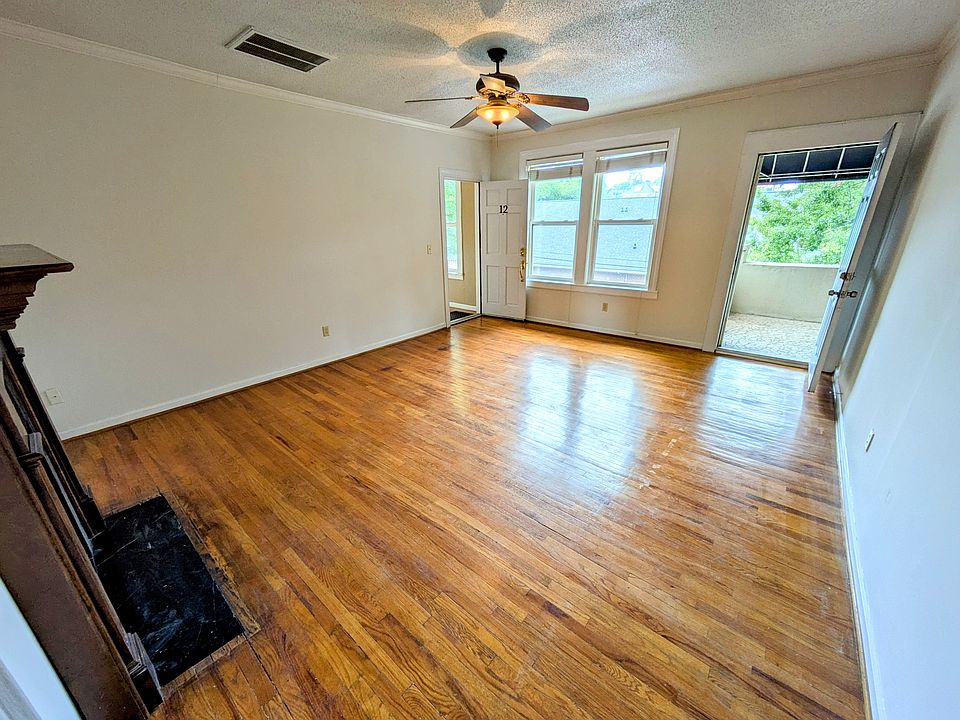 Living area with door to balcony