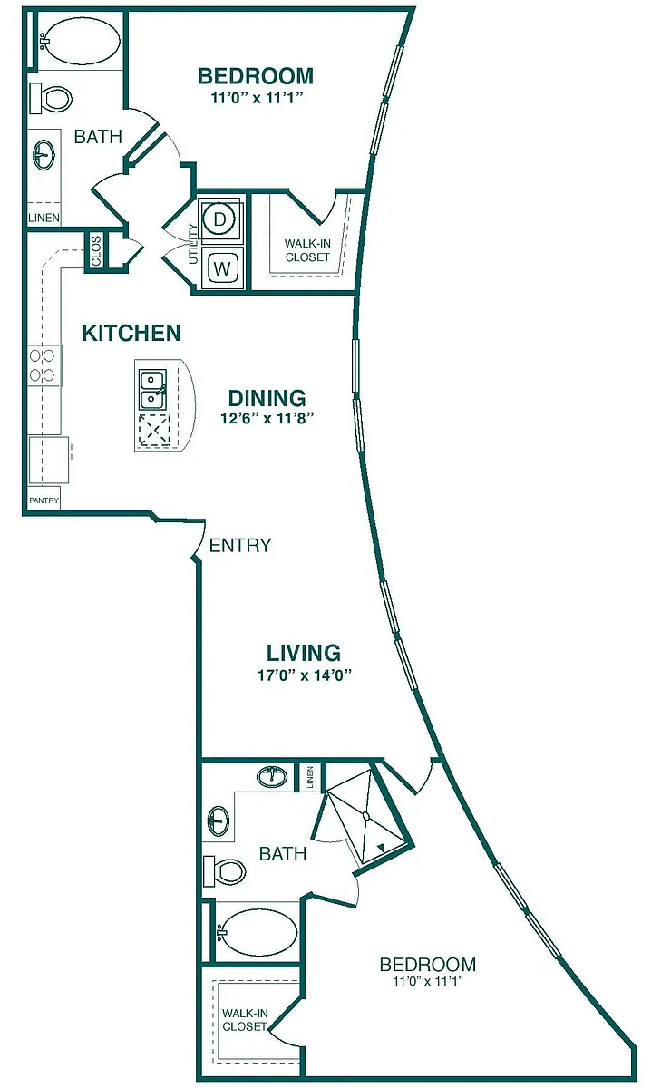 Floor plan The Brighton