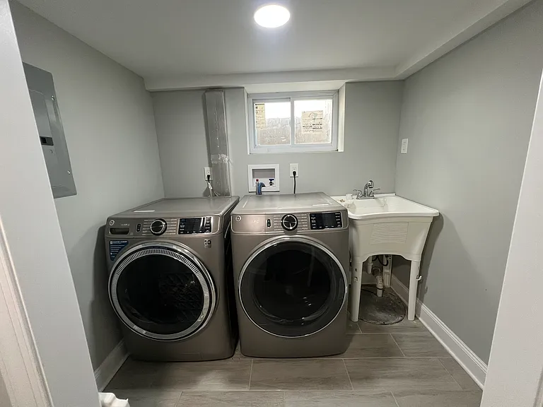 Private Washer and Dryer in Basement