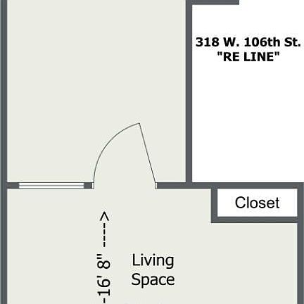 2nd image of 318 W 106th St APT 1RE