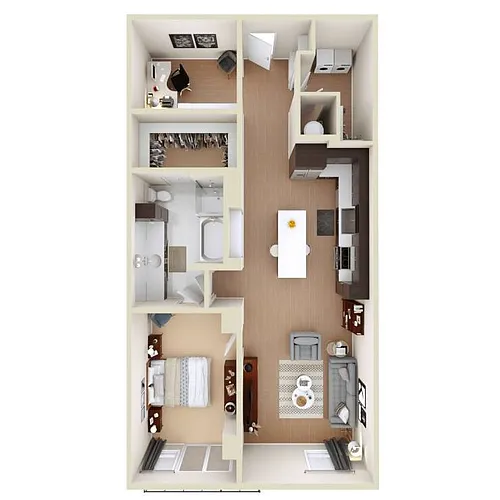 Floor plan A8 + DEN