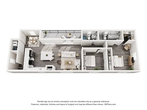 Floor plan Townhome 1