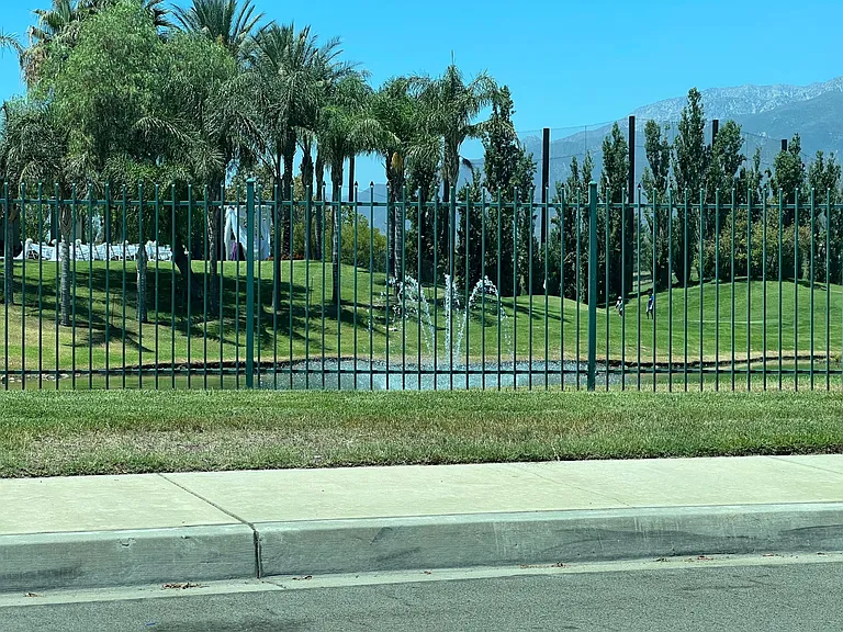 Club front fountain