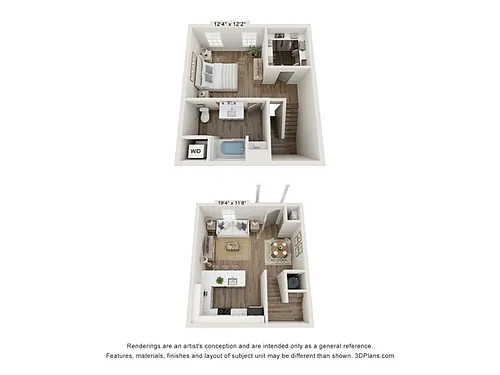 Floor plan Trevor Townhome C