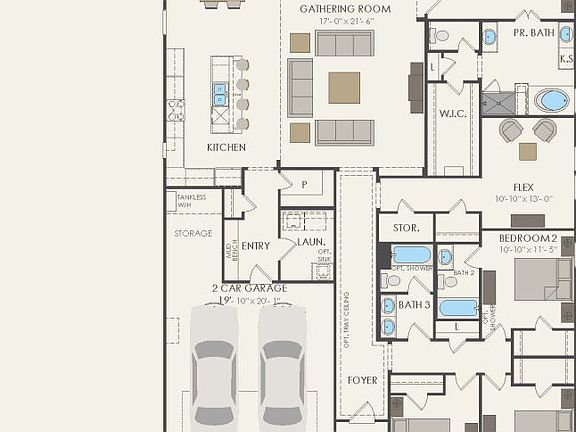 First Floor 4 br 3 ba