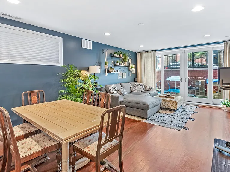Lower level, family room and walk out patio