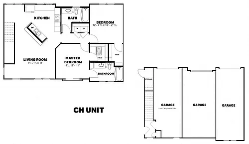 Floor plan CH - Townhome