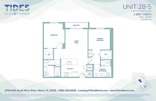 Floor plan 2B-5