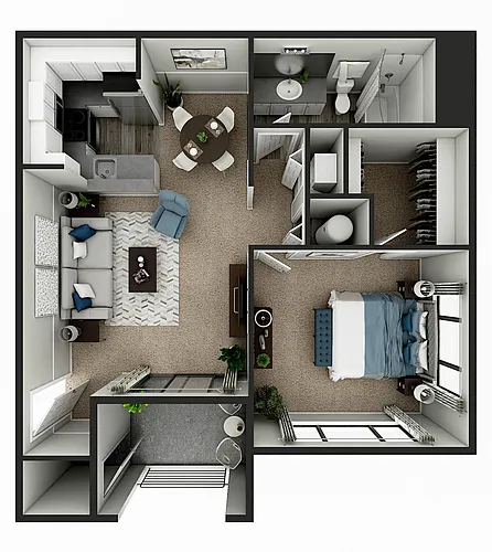 Floor plan AMELIA RENOVATED
