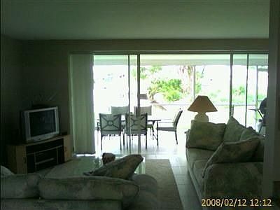 Living Room looks down the canal