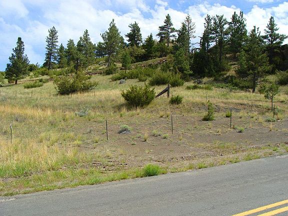 Below the lot looking up
