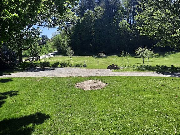Front yard and Orchard beyond